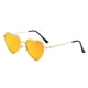 thumbnail image 1 of Gafas De Sol Polarizadas Con Forma De Corazón Para Mujer Y Hombre Gafas Hippies Gafas De Sol Retro Para Fiestas Navideñas Con Montura Metálica Dorada, 1 of 6