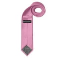 thumbnail image 5 of Jacob Alexander Men's Solid Color Regular Length Neck Tie - Carnation Pink, 5 of 8