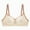 Beige, variant on Women Bras Plus Size Women's Student Gather Bra without Wire,Beige M