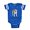 Royal Blue, variant on CafePress - FIN American Bulldog Good - Cute Infant Baby Football Bodysuit