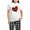 With Checker Pant, variant on CafePress - Black Pug Heart Women's Light Pajamas - Women's Short Sleeve Print T-Shirt and Pants Light Cotton Pajama Set