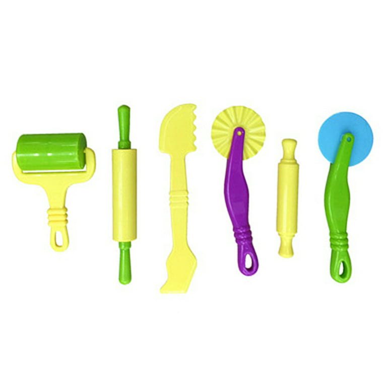 9PCS/Set Play Dough Model Tool Toys Colorful Play Doh Tools Creative 3D  Plasticine Tools Playdough Set Kit Children Day Gift