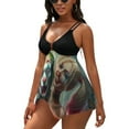 thumbnail image 3 of Harley Quinn Joker Film Women's Split Skirt Swimwear Two-Piece Swimsuit Backless Bikini Set Summer Holiday Beach Adjustable Bathing Suit, 3 of 6
