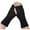 Black, variant on Gloves for Women Men Women Knitted Arm Fingerless Keep Warm Winter Gloves Soft Warm Mitten Hot Pink One Size