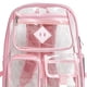 thumbnail image 3 of Mochila Transparente para Mujer Con Correa Ajustable PVC Exteriores () Rosa, 3 of 7