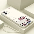 thumbnail image 1 of Cute Hello Kitty Phone Case For iPhone 15 14 13 12 11 Pro Max Mini X XR XSMAX SE 8 7 6S Plus Soft Liquid Silicone Cover RJ, 1 of 5