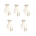 thumbnail image 1 of 10 Unids/lote cinturón de bufanda multifuncional perchas redondas para ropa perchas redondas de hierro, perchas creativas para bufanda, percha redonda de Metal, 1 of 10