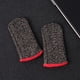 thumbnail image 5 of 2 fundas para dedos de juegos móviles de 24 puntadas, antisudor, antideslizantes (negro y rojo)., 5 of 5