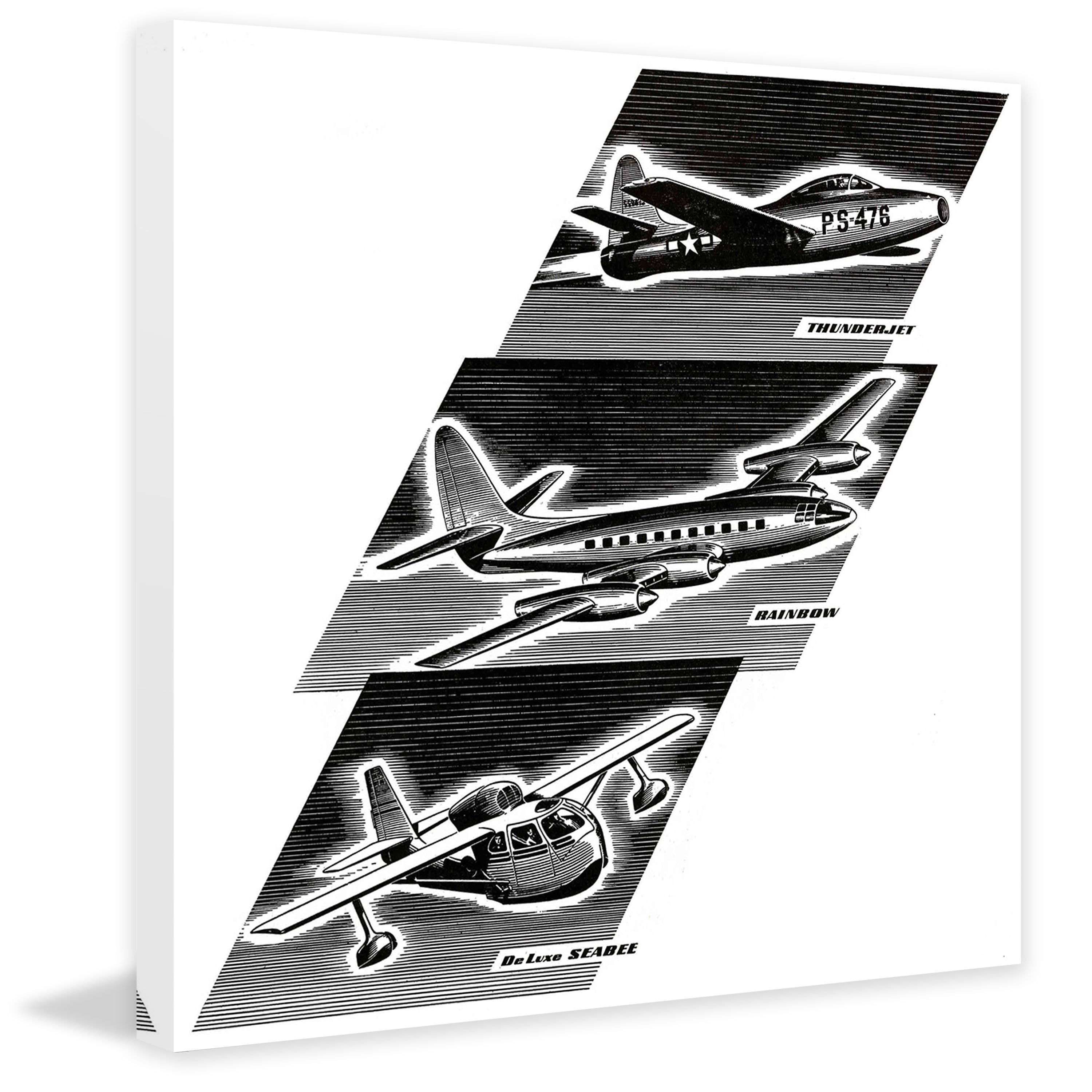Marmont Hill "Air Superheroes" Painting Print on Canvas