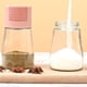 thumbnail image 4 of Billuyoard Dispensador de sal de 100ml, tipo prensa, condimento de vidrio, azúcar en polvo, lata de almacenamiento, restaurante, cocina, tarro de especias, Cocina y Comedor Rosa Billuyoard HA065157-03B, 4 of 6