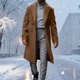 thumbnail image 4 of Ceisia Men's fashion casual coat pocket long sleeve outerwear Gift, 4 of 6