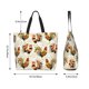 thumbnail image 5 of Disketp Colorful Roosters Bolsa Tote Estampada para Mujer, Bolso de Hombro y de Mano para Compras y Viajes, 5 of 8