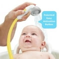 Yookidoo Soft Elephant Baby Bath Shower Head Fun Bathtub Toy for Newborns and Infants (Yellow