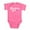 Raspberry, variant on CafePress - Grandpa’S Girl - Cute Infant Bodysuit Baby Romper - Size Newborn - 24 Months