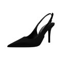 thumbnail image 5 of Large  Summer New Simple Women‘s Sandals Toe Fashionable Suede Thin Heel Pointed Korean Style All-match High Heel Sandals, 5 of 5