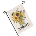 thumbnail image 3 of Bandera de jardín Girasol Impreso Primavera Yard Banner Decoración de arpillera Bandera de granja, Tipo 1 Eigraketly HA005809-01, 3 of 6