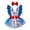 x-Blue545268, variant on Hifoo Infants Jumpsuits Girls Fly Sleeve Independence Day 4th Of July Prints Romper O-Neck Bodysuits Dress Versatile Daily Casual Spring Back To School Onesie One-Pieces