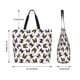 thumbnail image 5 of Fotbe Bulldog Sunglasses Face Bolsa Tote Estética de Lona con Estampado para Mujer - Bolsa Reutilizable de Hombro Casual para Vacaciones, Compras, Trabajo y Gimnasio, 5 of 8