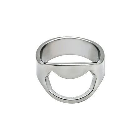 

WANYNG Stainless Steel Thumb Ring Bar Beer Bottle Opener Tool Ring