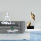 thumbnail image 2 of Escultura de nota musical de pensador abstracto creativo, figura decorativa única de resina para entrada, dormitorio, escritorio, mesa, centro de mesa, 2 of 8