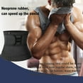 thumbnail image 4 of COMFREE Men Sauna Training Sweat Ab Belt Body Shaper Waist Trainer Corset Workout GYM for burn Calorie Tummy Calorie Loss, 4 of 7
