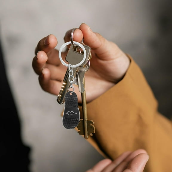 GOOHOCHY 2pcs Slipper Keychain 3D Shoe Key Ring Metal Keyrings for Backpack Purse Car Keys Party Favors Creative and Funny Keychains