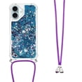 thumbnail image 2 of Funda FOXDOCK para iPhone 16 Plus con Cuerda Ajustable, Brillo Líquido, Protección Antigolpes y Lente – Ideal para Regalo, 2 of 6