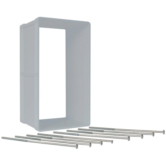 Ideal Pet Products Ruff-Weather Wall Kit Super Large Gray 1.25" x 7.625" x 15.37"