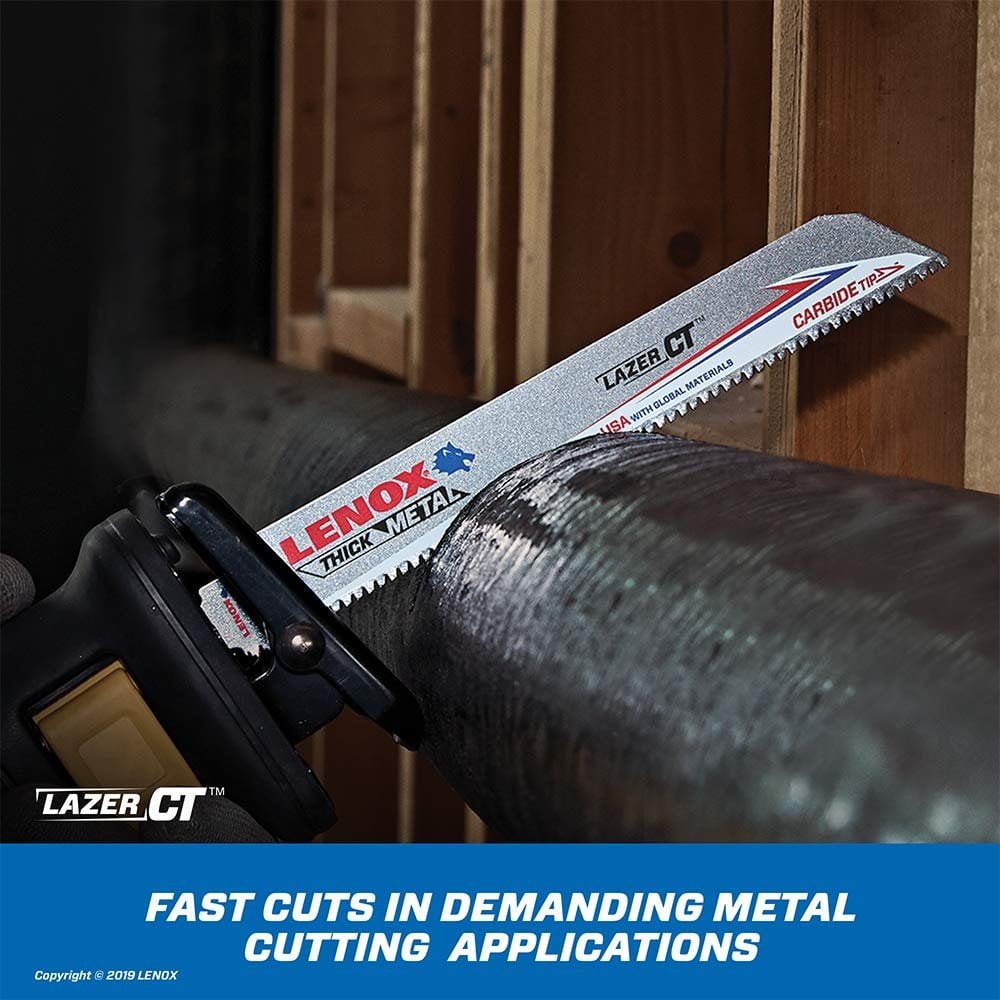 Lenox 2014225 8 TPI Carbide Tip Reciprocating Saw Blade