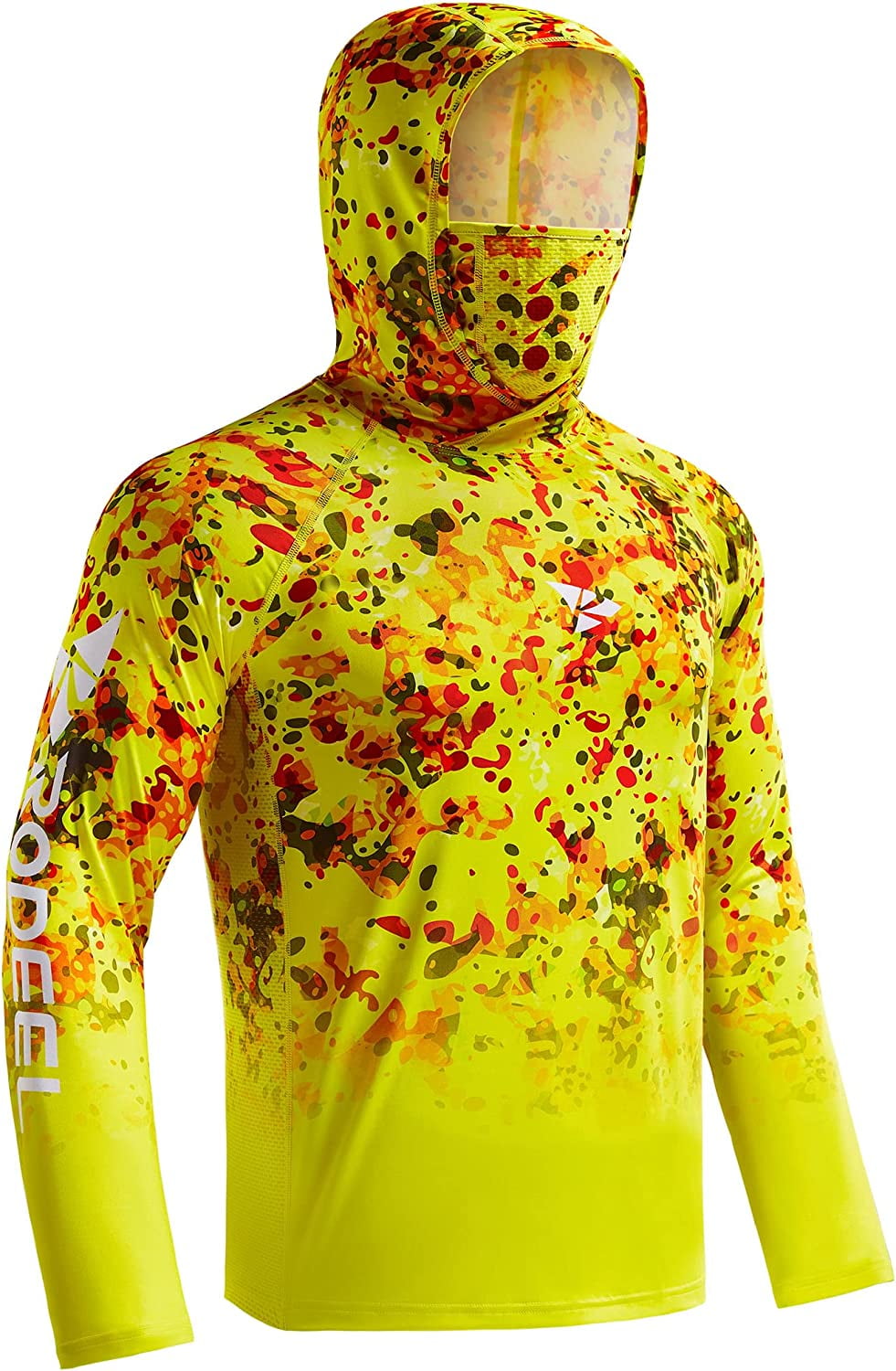 Rodeel UPF 50 Men’s Long Sleeve Performance Fishing Hiking Shirt with