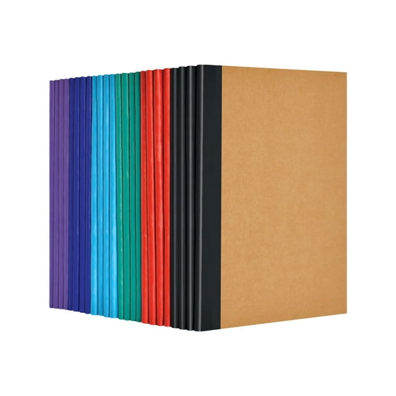Better Office Products Mini Notebooks, Unlined, Writing Notebooks & Sketch Books, 48 Pages, 24 Pack