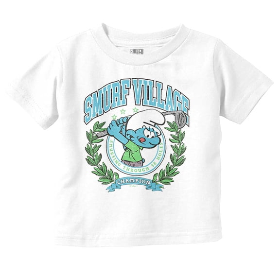 The Smurfs Pinehurst Golf Champion Toddler Boy Girl T Shirt Infant Toddler Brisco Brands 6M