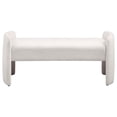 thumbnail image 2 of Perie Accent Bench, Modern Ivory Boucle, Soft Foam Cushions, 55 Inch, 2 of 6