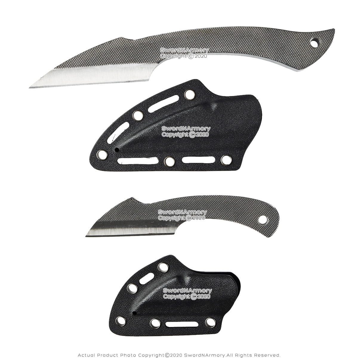 8.5” Fixed Blade Tactical Knife T12 Steel File Finished Hilt with Kydex Sheath