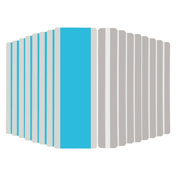 Uxcell 16 Pcs Dyslexia Tools, 2 Sizes Reading Strips, Blue