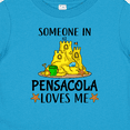 thumbnail image 4 of Inktastic Someone in Pensacola Loves Me Beach Vacation Boys or Girls Baby T-Shirt, 4 of 5