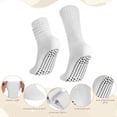 thumbnail image 7 of Bocaoying 3 Pairs Women's Scrunch Socks with Grips, Breathable Non-Slip Gripper Socks for Pilates, Barre, Yoga & Home, Anti-Slip Comfort Slouch Socks for Women Young to Seniors, 7 of 7