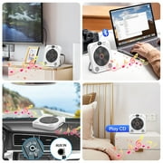 GCZ HD DVD Player for TV with Bluetooth, HDMI, Usb Playback, Remote Control, Built-in Speaker, Wall-Mountable, White