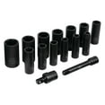 thumbnail image 2 of Performance Tool M797 15pc 1/2-Inch Drive SAE Impact Set - Professional Grade Heavy Duty Tool Kit for Automotive and Industrial Use, 2 of 5