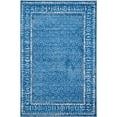 SAFAVIEH Adirondack Royston Traditional Area Rug, Light Blue/Dark Blue ...