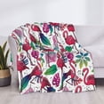 thumbnail image 4 of Throw Blanket for Couch, Flamingo Banana Leaf_A Super Soft Fuzzy Comfy Warm Throw Blanket, Cuteness Lightweight Cozy Plush Flannel Blanket & Throws for Sofa and Bed All Season, 4 of 5
