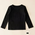 thumbnail image 5 of yocbz Girl Long Sleeve Shirts Toddler Girls Long Sleeve Shirts Kids Soft Tunic Tops T-Shirts Black,Size for 5-6 Years, 5 of 7