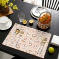 thumbnail image 4 of Shibainu and Love Summer Placemats Table Placemats Set Of 4-Linen Kitchen Washable Placemats Table Mats 11.8"x17.7"Non-Slip Heat Resistant, 4 of 6
