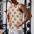 thumbnail image 5 of Pofeuu Labrador Retriever Dog Print Men's Workout Tank Tops Sleeveless Muscle Gym Shirt Quick Dry-3X-Large, 5 of 7