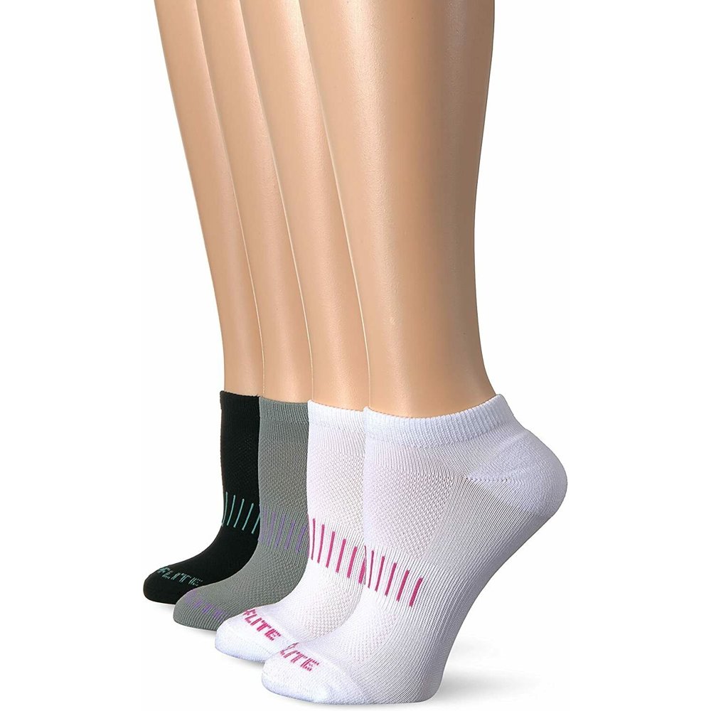 Top Flite Top Flite Womens Socks, Sport No Show Cushion Low Cut Socks