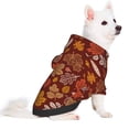 thumbnail image 2 of Honeii Autumn Forest3 Print Small Dog Hoodies Pet Hooded Sweatshirts Fall Winter Puppy Cat Sweaters Warm Clothes for Small Dogs Outfits Costume-X-Large, 2 of 7