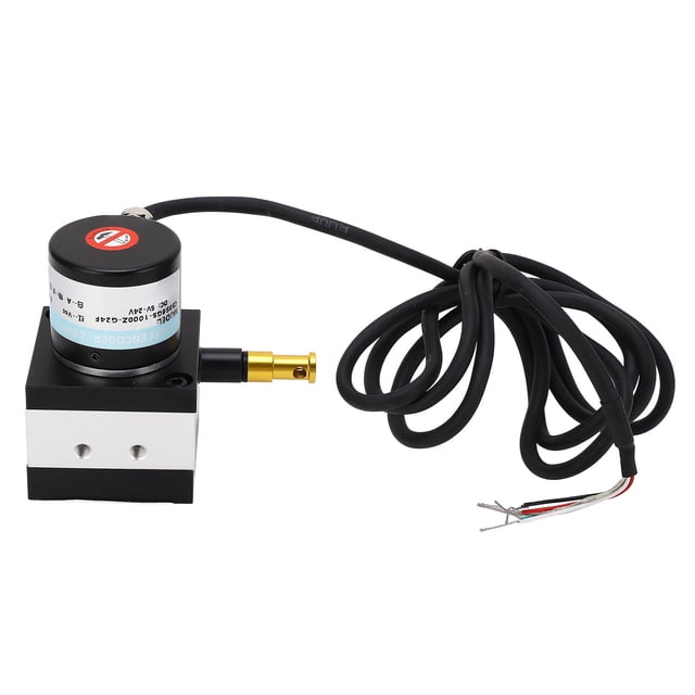 Draw Wire Encoder Pulse Stroke Optional Incremental Cable Switch Dia 38mm 10‑1200mm Range DC8‑24V