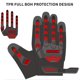 thumbnail image 2 of Guantes de trabajo MSUPSAV con protección contra impactos para hombre XL, 2 of 8