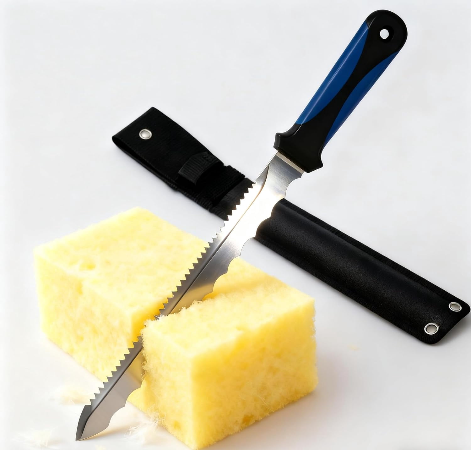 RGHJAR-Insulation Knife - Sod Cutter Knife:11.10 Stainless Steel Blade Sharp, Double Side sharp for Insulation material garden sod cutting, foam cutting