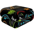 thumbnail image 2 of Gaming Blanket for Boys Fleece Cozy Gamer Gift Throw Blanket Gaming Video Games Bed Blanket for Teens Kids Game Room Decor Plush Blanket for Suit for Bedroom Couch Birthday Gift(80''X60''), 2 of 7